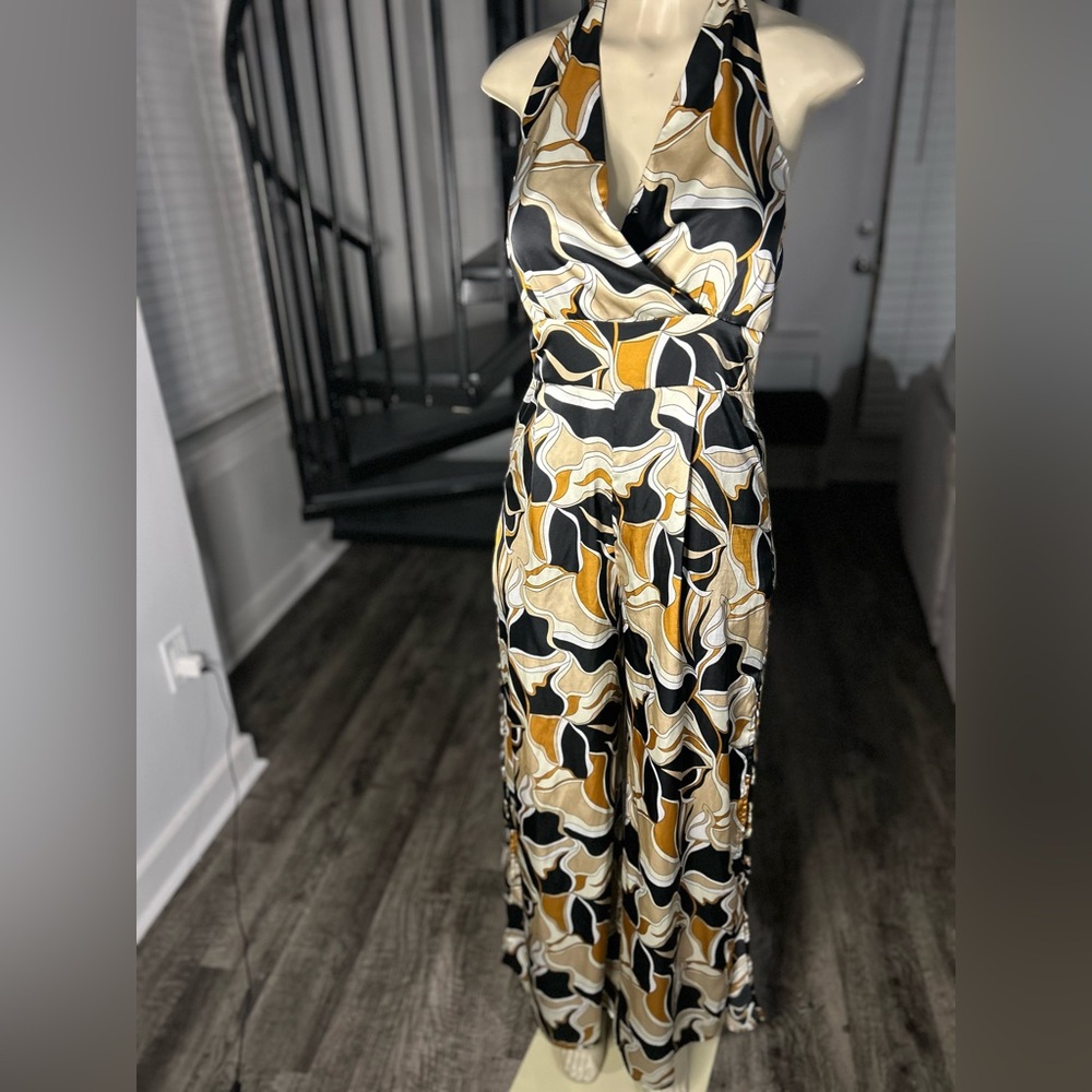 $25 DRESS SALE! Sugar Lipa Madrone Abstract Magic Moment Halter Jumpsuit